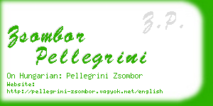 zsombor pellegrini business card